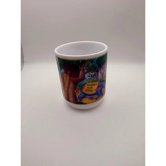 Vtg Disney Winnie the Pooh Melamine Cup Zak Designs Hundred Acre Band Plastic - Picture 3 of 6